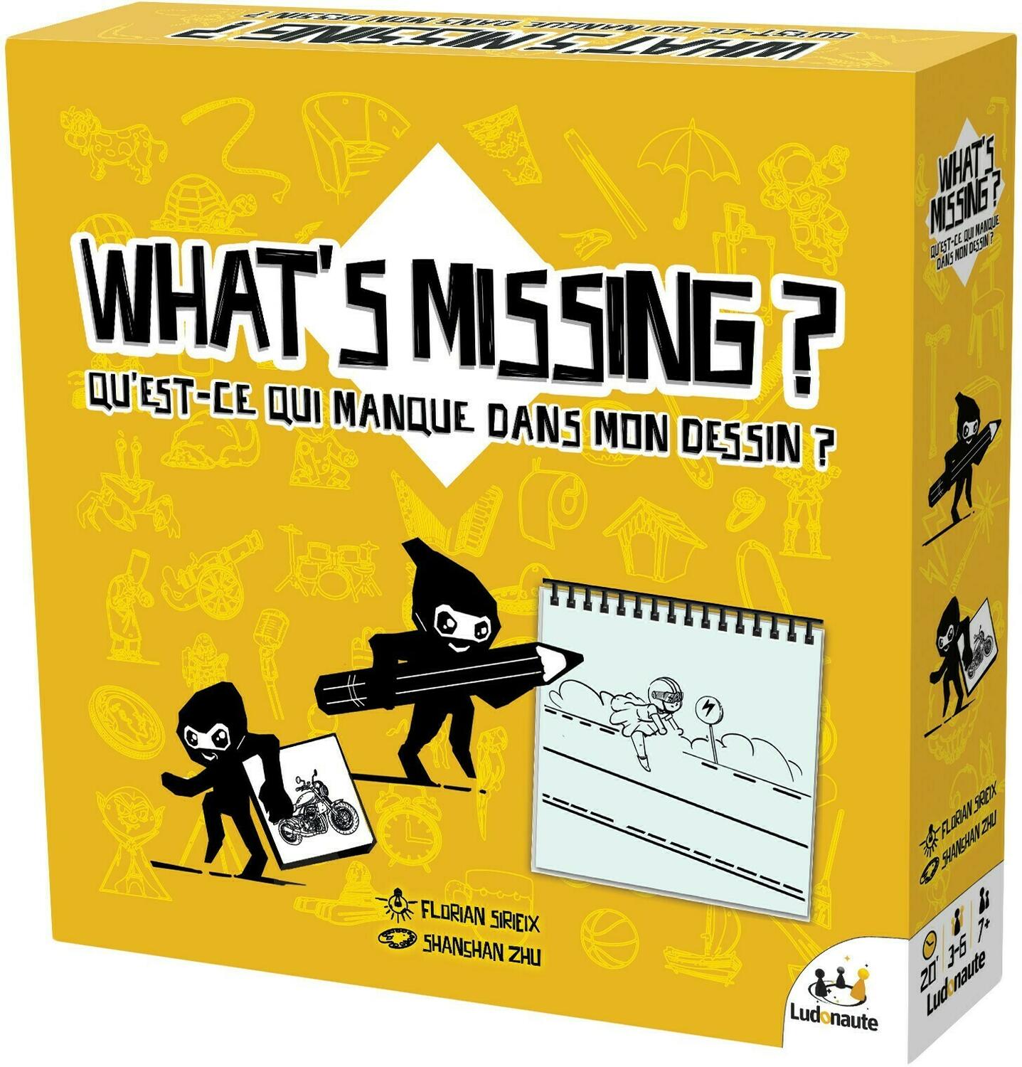 What's Missing ? Cover 3d