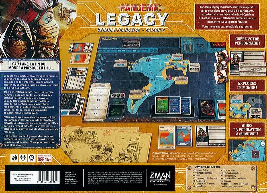 Pandemic Legacy: Saison 2 (Jaune) Back