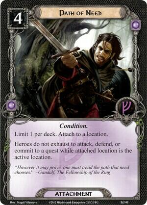 Le Seigneur des Anneaux: Le Jeu de Cartes - Fondations de Pierre Carte