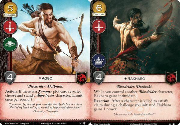 Le Trône de Fer: Le Jeu de Cartes - Les Loups du Nord Cartes