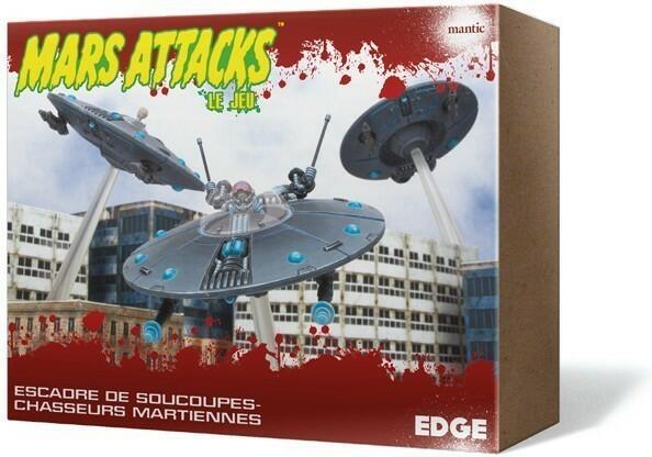 Mars Attacks: Le Jeu - Escadre de Soucoupes-Chasseurs Martiennes Cover 3d
