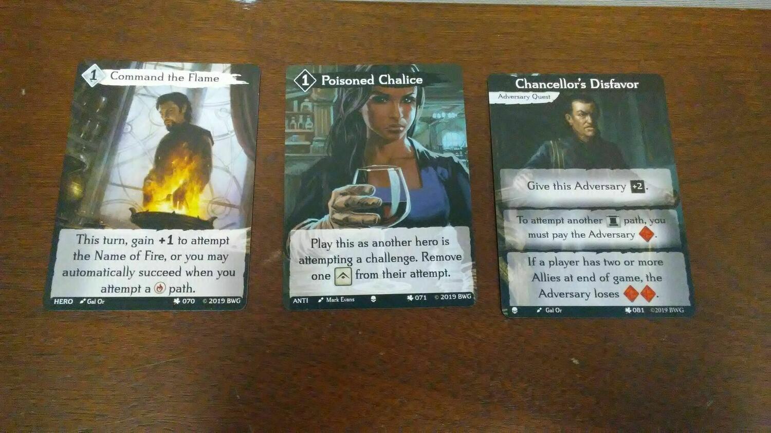 Call to Adventure: Name of the Wind Cartes