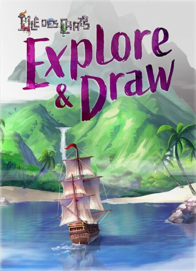 L'Île des Chats: Explore & Draw Cover
