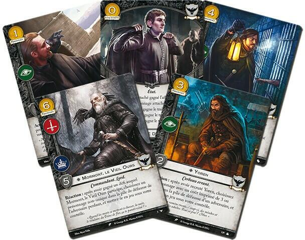 Le Trône de Fer: Le Jeu de Cartes - Garde de Nuit Cartes
