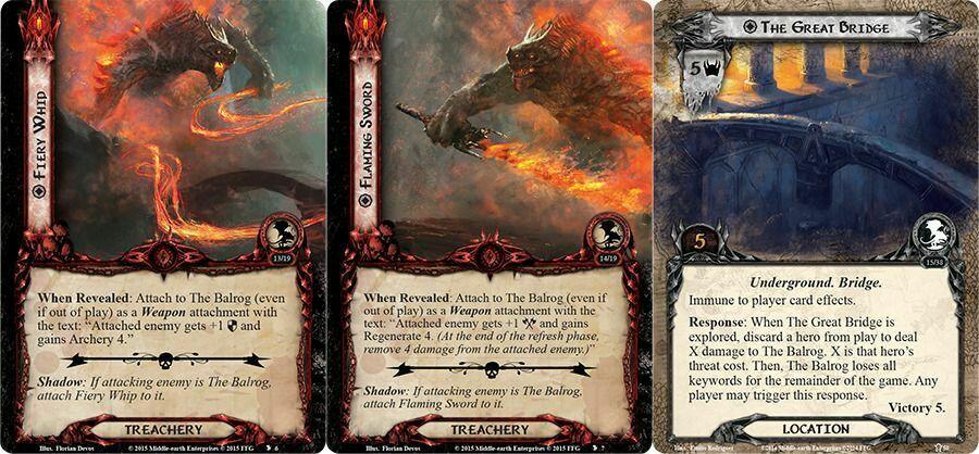 Le Seigneur des Anneaux: Le Jeu de Cartes - Deck Cauchemar - La Route s'Assombrit Cartes