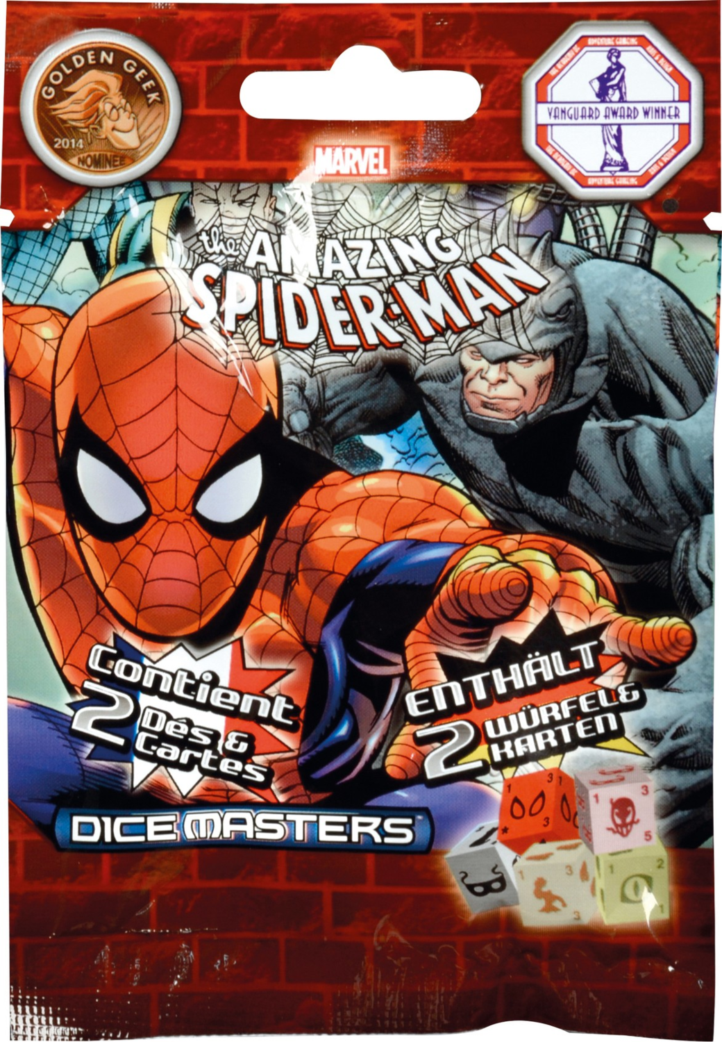 Dice Masters: The Amazing Spider-Man - Booster Cover Transparent