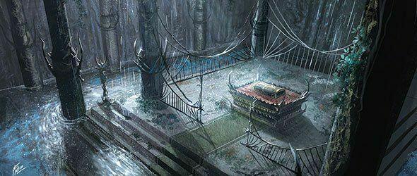 Le Seigneur des Anneaux: Le Jeu de Cartes - Les Ruines Immergées Artwork