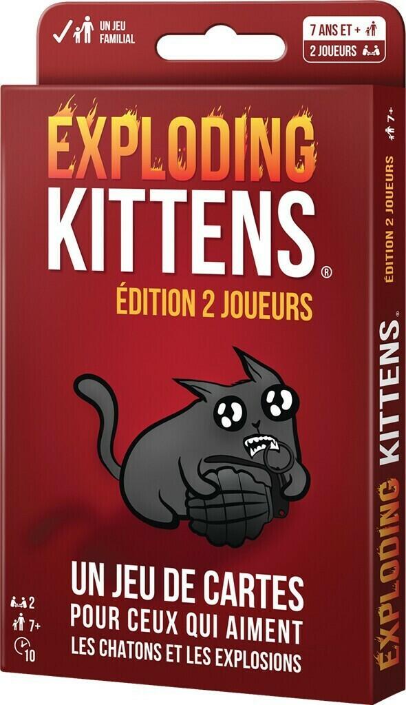 Exploding Kittens: Édition 2 Joueurs Cover 3d
