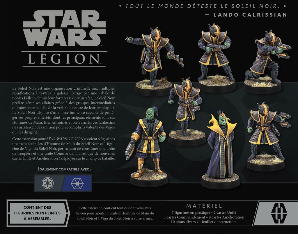Star Wars: Légion - Hommes de Main du Soleil Noir Back