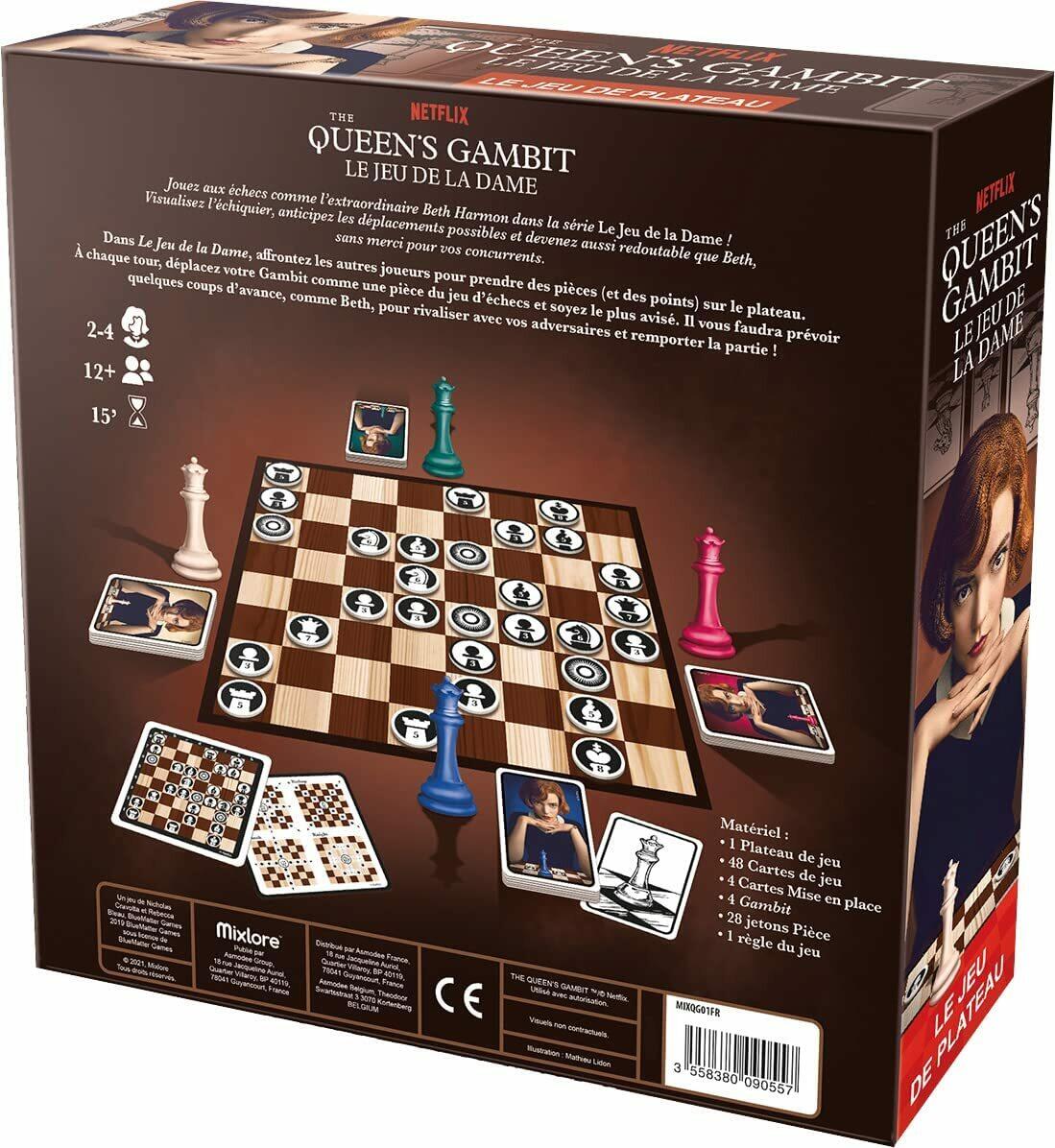Queen's Gambit: Le Jeu de la Dame Back 3d