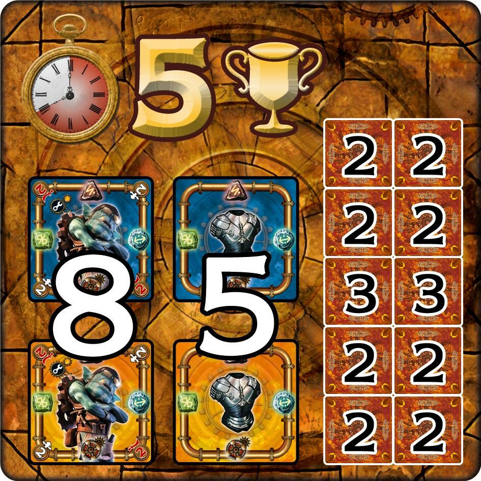 Dungeon Twister: The Card Game Carte