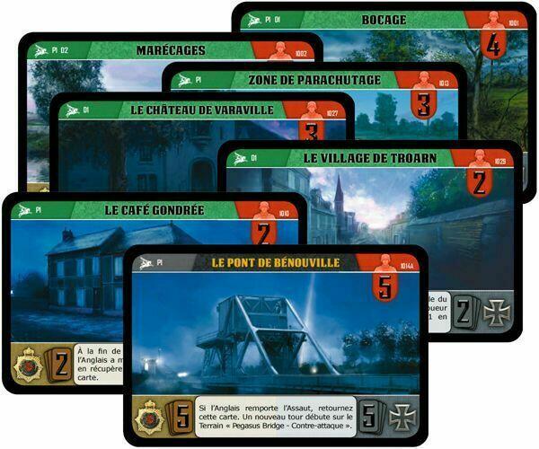 Opération Commando: Pegasus Bridge Cartes