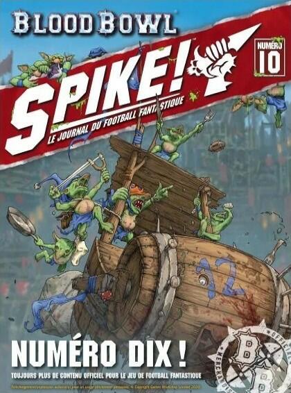 Blood Bowl: Le Jeu de Football Fantastique - Spike ! Numéro Dix ! Cover