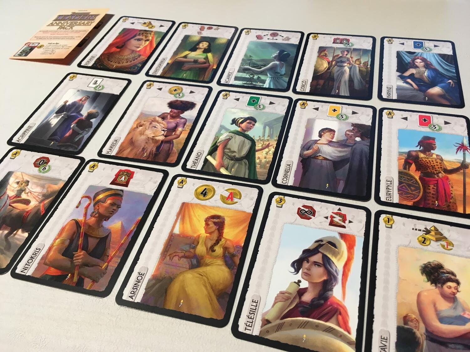 7 Wonders: Leaders Cartes