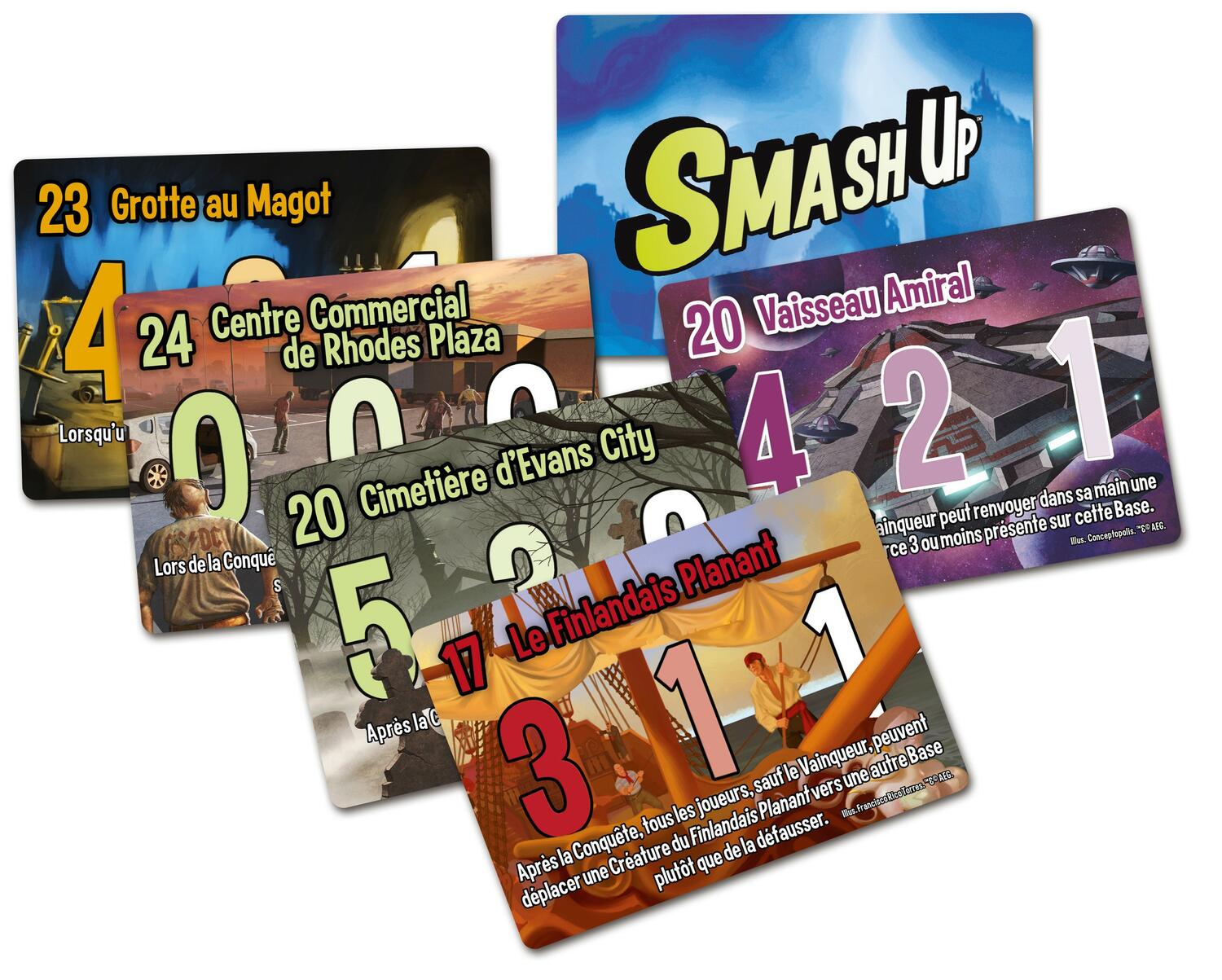 Smash Up Cartes