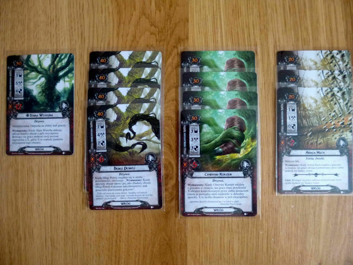 Le Seigneur des Anneaux: Le Jeu de Cartes - La Vieille Forêt Cartes