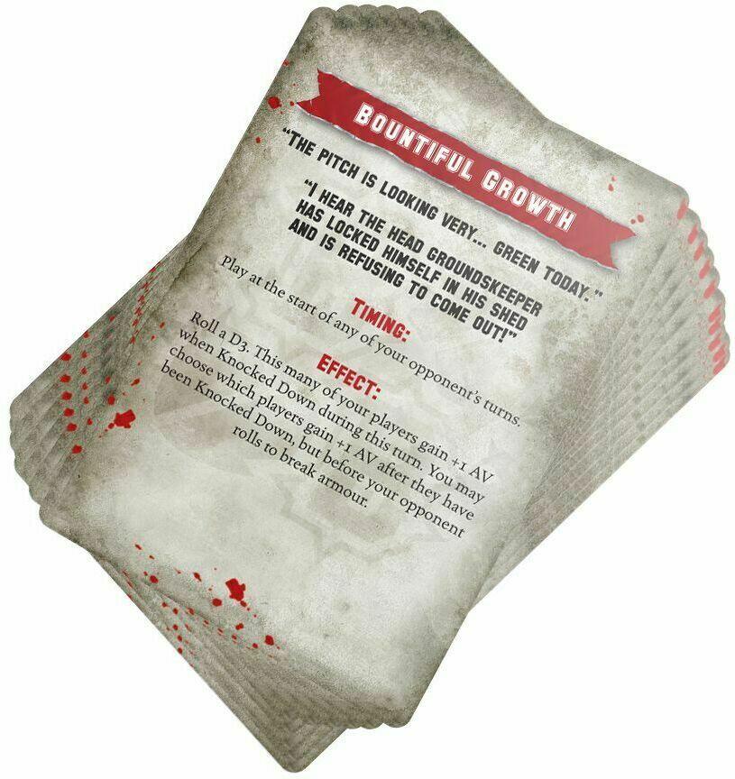 Blood Bowl: Le Jeu de Football Fantastique - Pack de Cartes d'Équipe - Équipe Nurgle Cartes