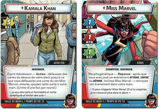 Marvel Champions: Le Jeu de Cartes - Ms. Marvel Cartes