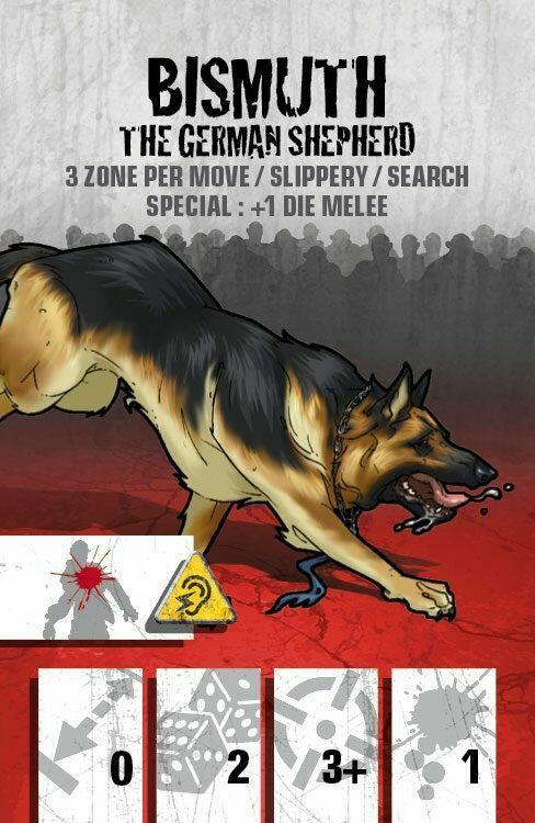 Zombicide: Box of Dogs Set #6 - Dog Companions Carte