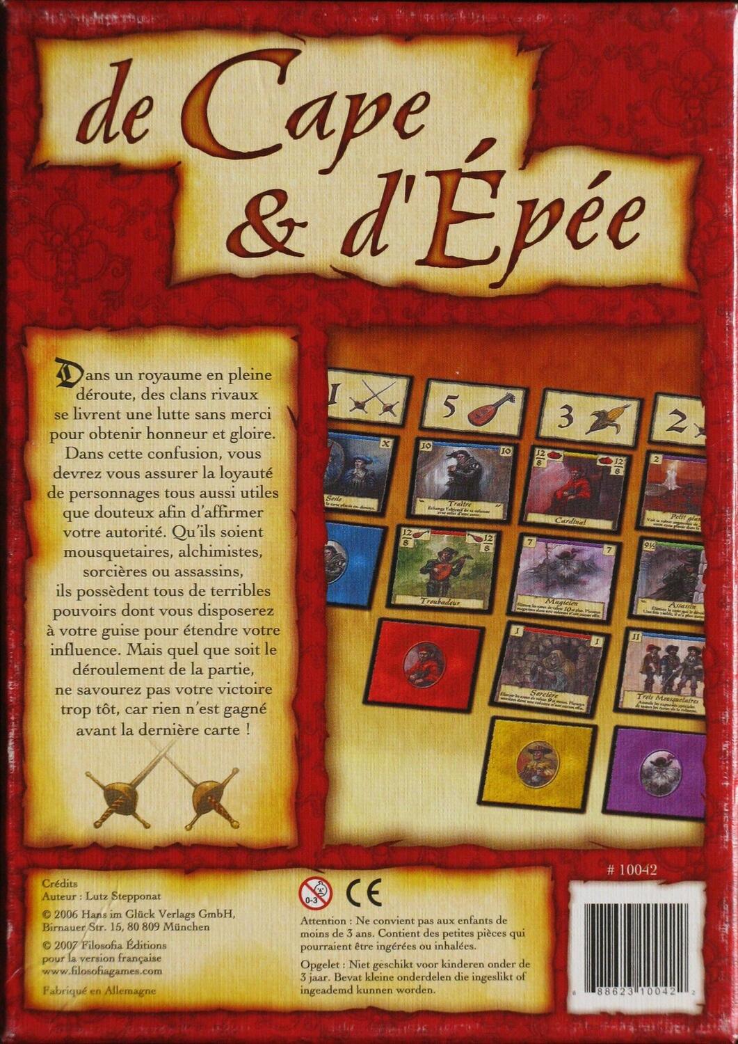 De Cape et d'Épée Back