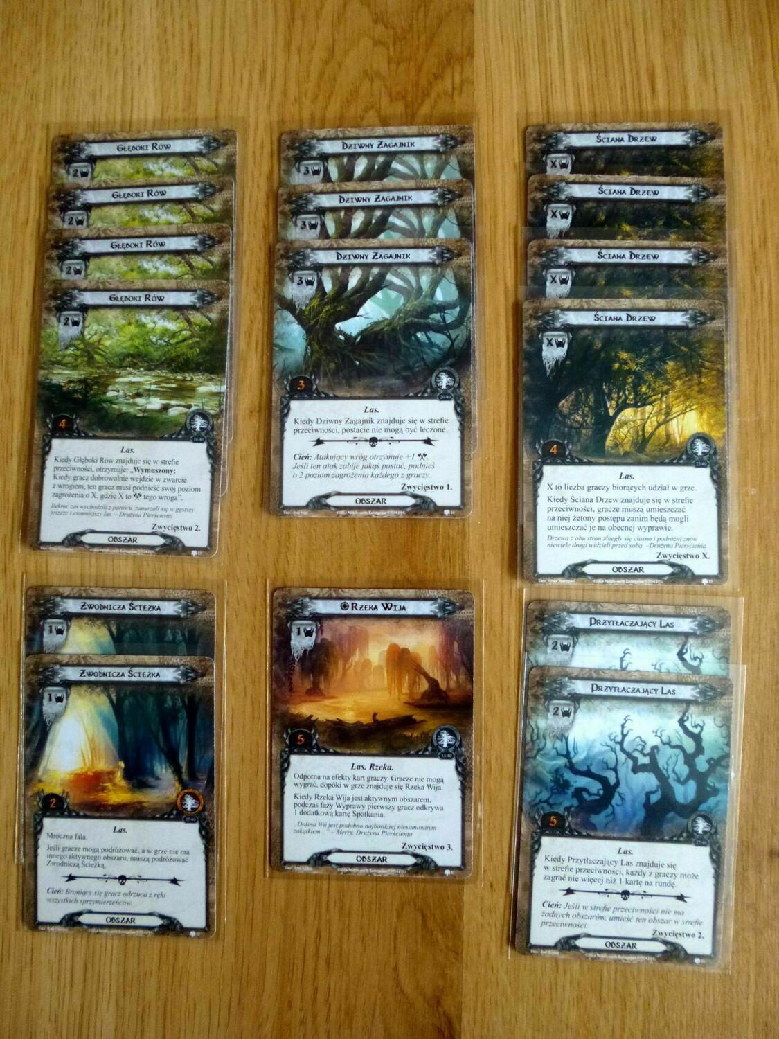 Le Seigneur des Anneaux: Le Jeu de Cartes - La Vieille Forêt Cartes