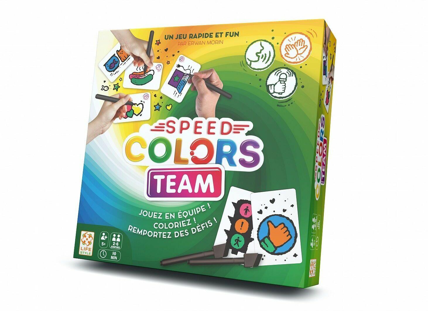 Speed Colors Team Cover 3d