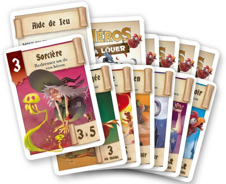 Héros à Louer Cartes