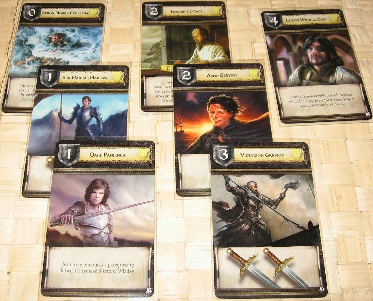 Le Trône de Fer: Le Jeu de Plateau - Une Danse avec les Dragons Cartes