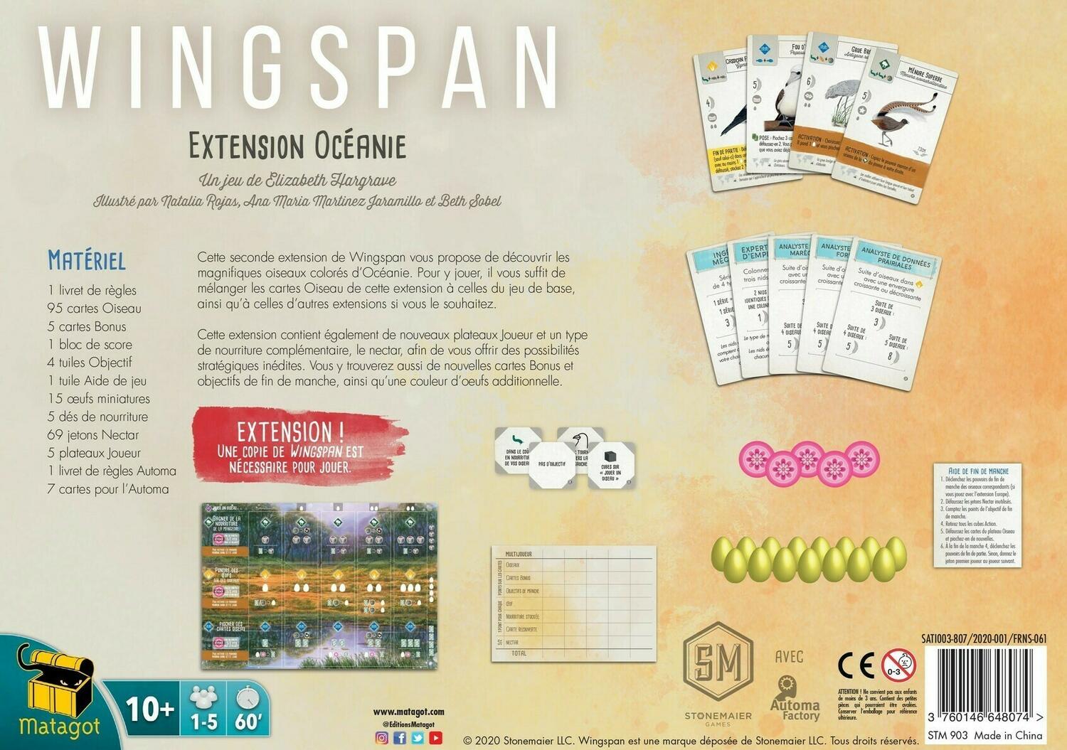 Wingspan: Extension Océanie Back