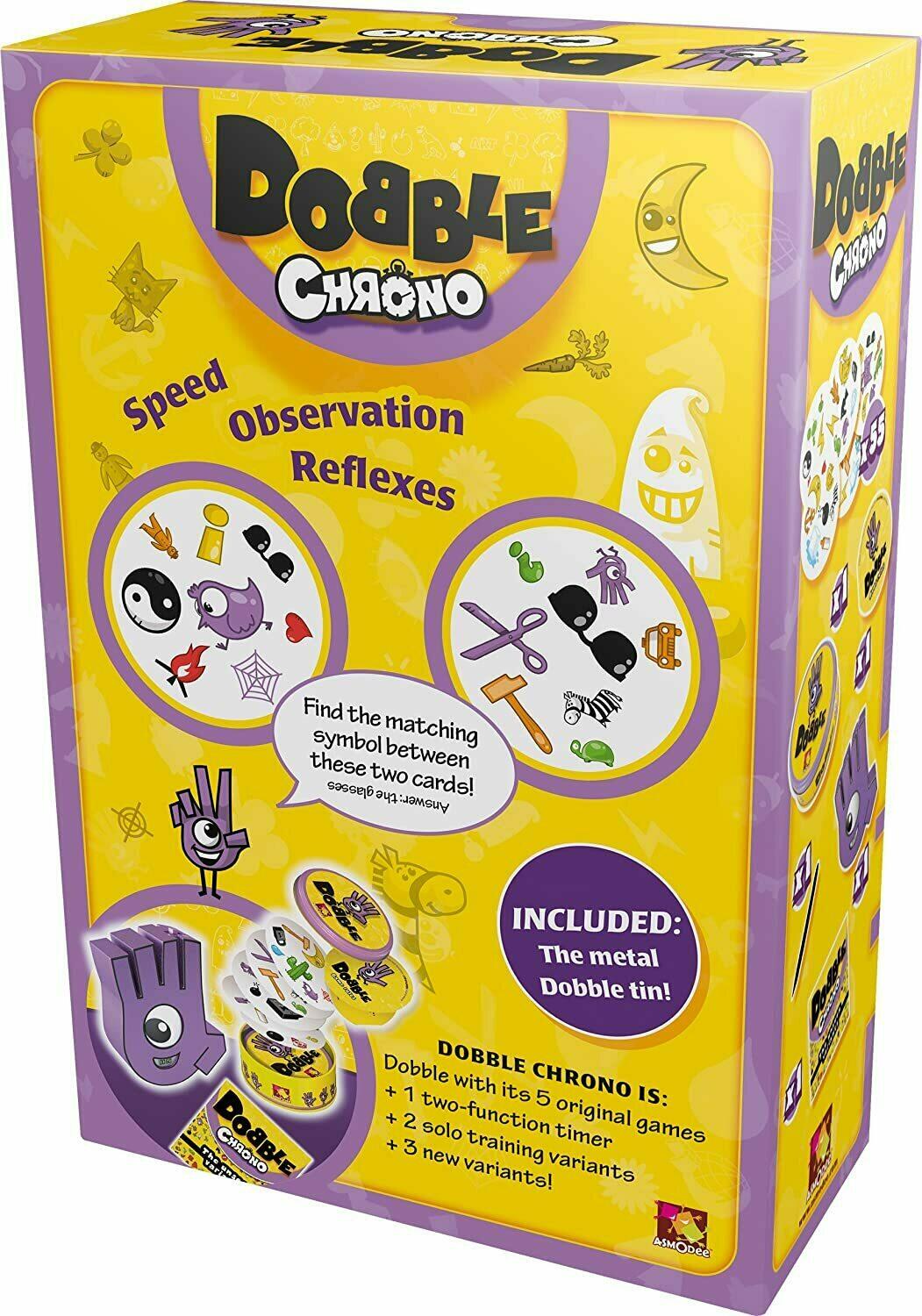 Dobble: Chrono English Back 3d