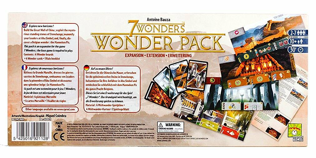 7 Wonders: Wonder Pack Back
