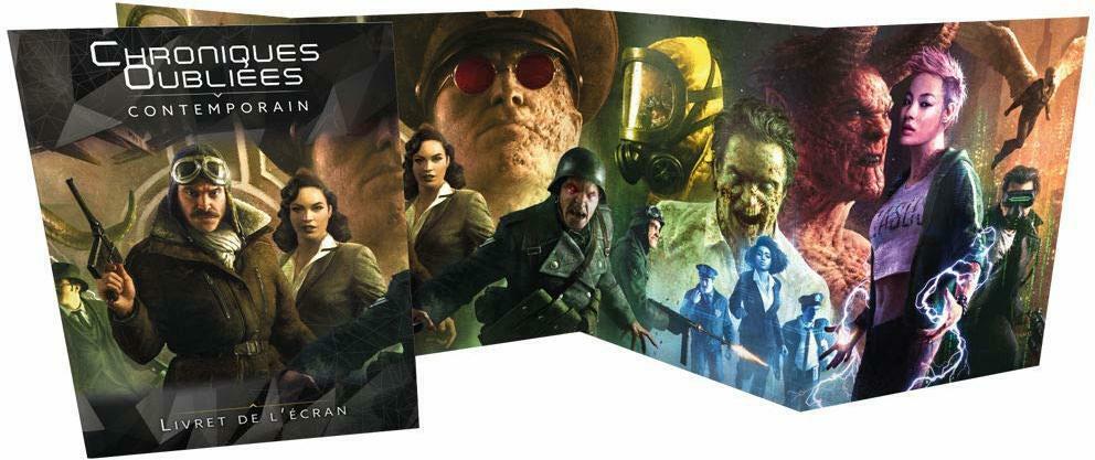 Chroniques Oubliées: Contemporain - Écran du MJ Eclate