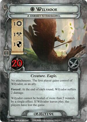 Le Seigneur des Anneaux: Le Jeu de Cartes - Voyage à Rhosgobel Carte