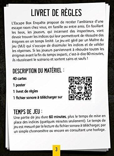 Escape Box: Enquête Carte