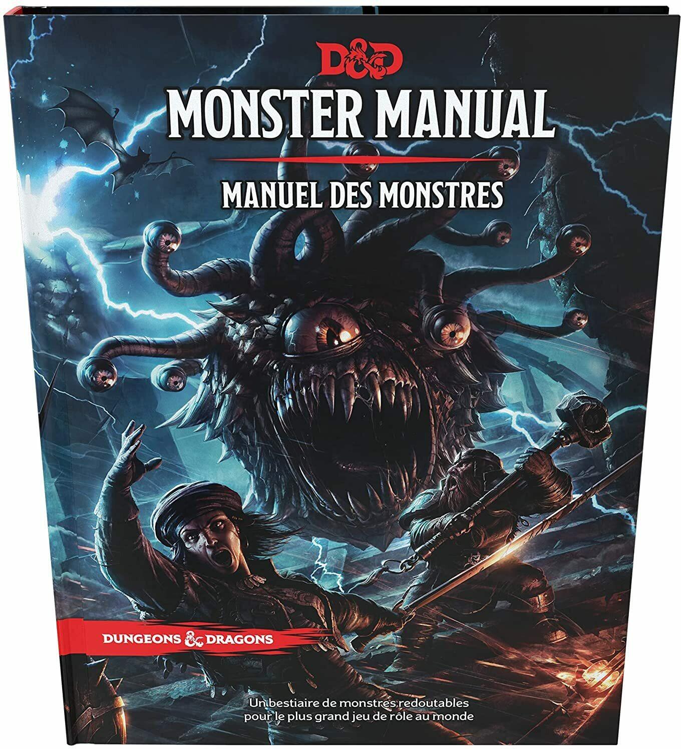 Dungeons & Dragons: Manuel des Monstres Cover 3d