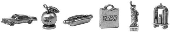 Monopoly: New York City - Collector's Edition Pions
