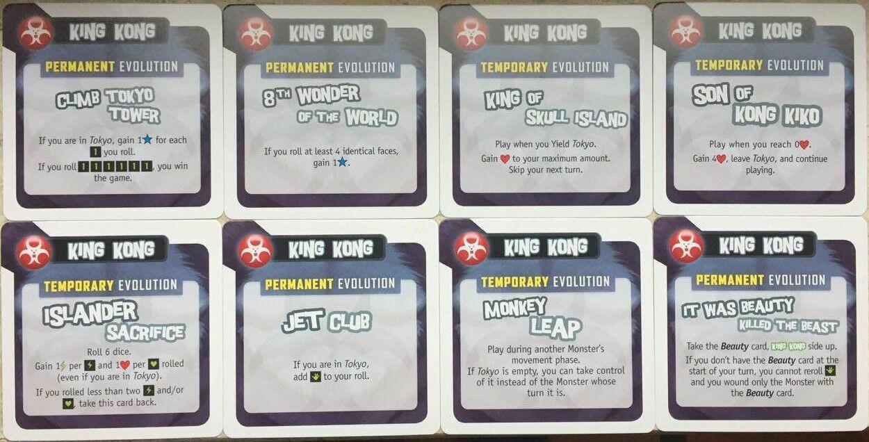 King of Tokyo/New York: Monster Pack - King Kong Cartes