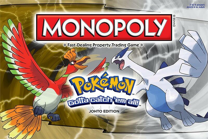 Monopoly: Pokémon - Johto Edition Cover