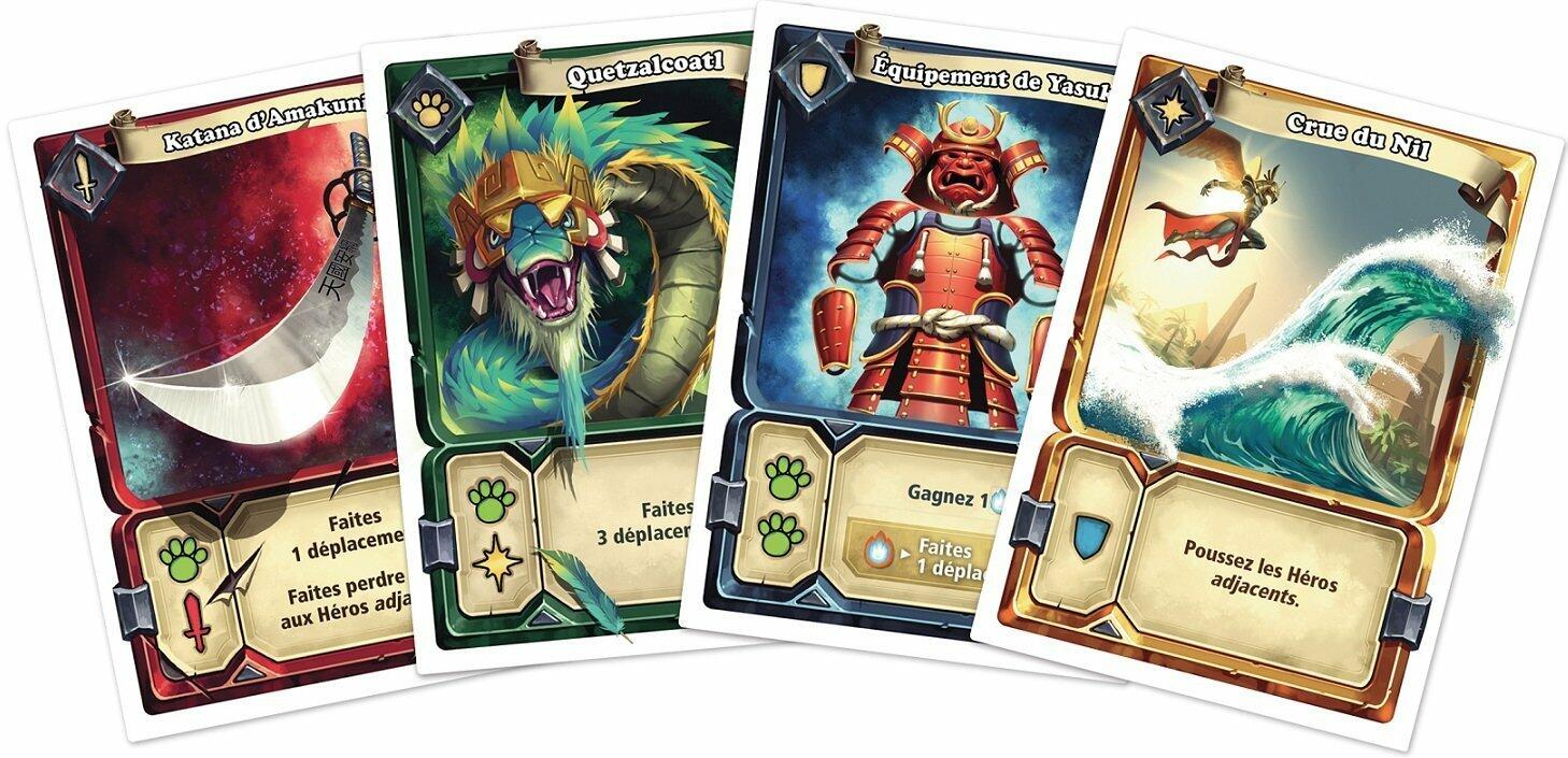 Arena: For the Gods! Cartes