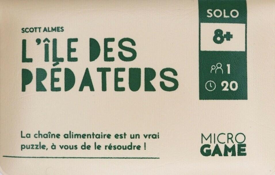MicroGame: L'île des Prédateurs Cover