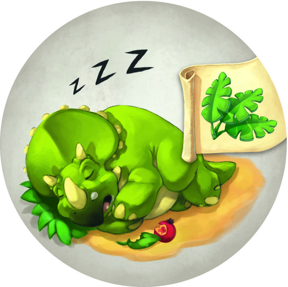 Jurassic Brunch Tuile