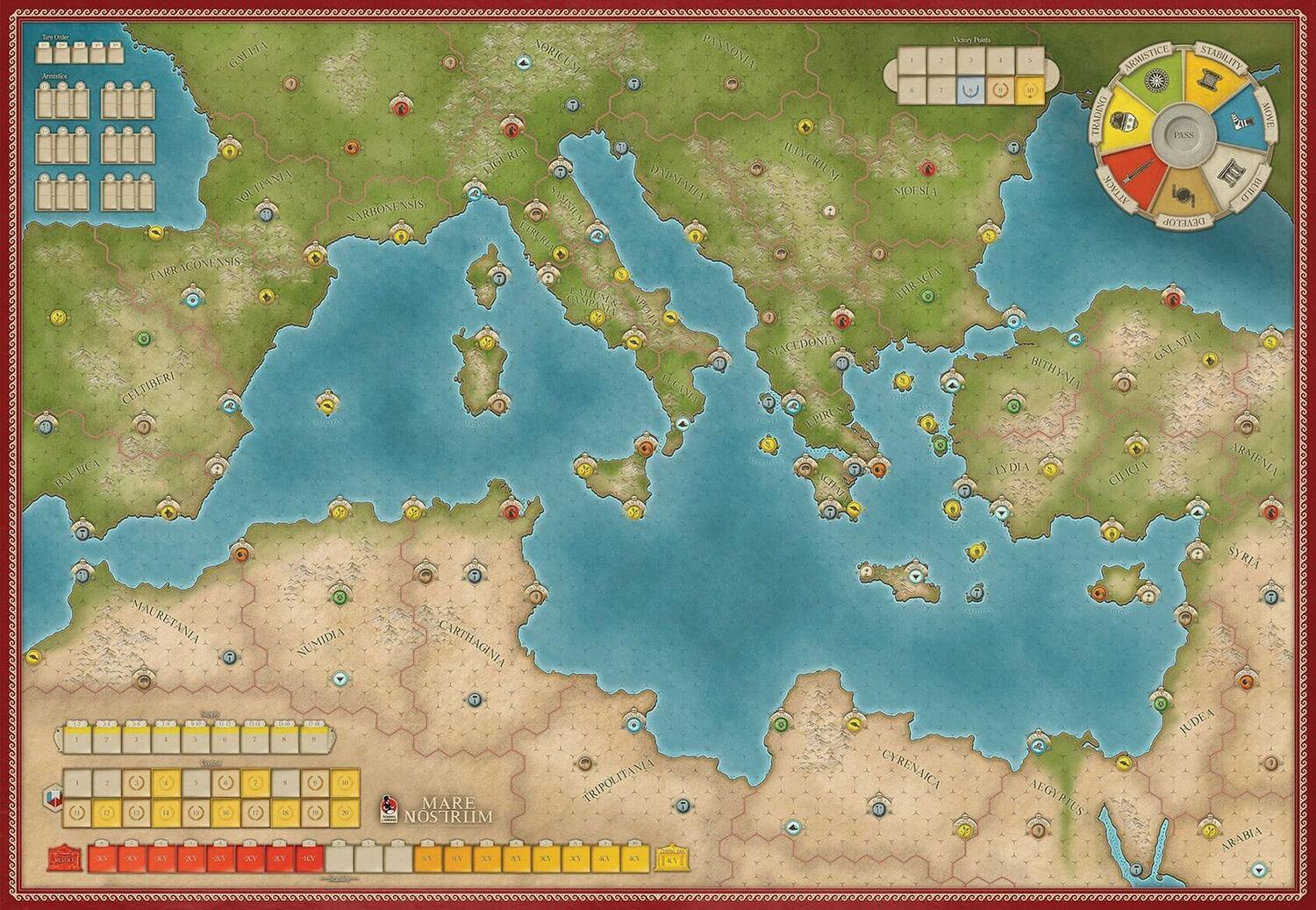 History of The Ancient Seas III: Mare Nostrum Map