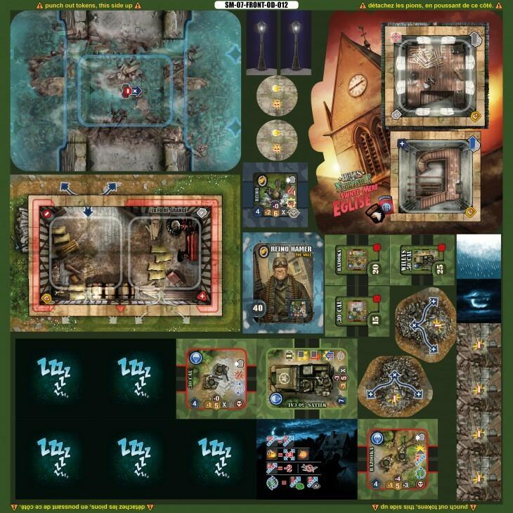 Heroes of Normandie: Sainte-Mère Eglise Tuiles