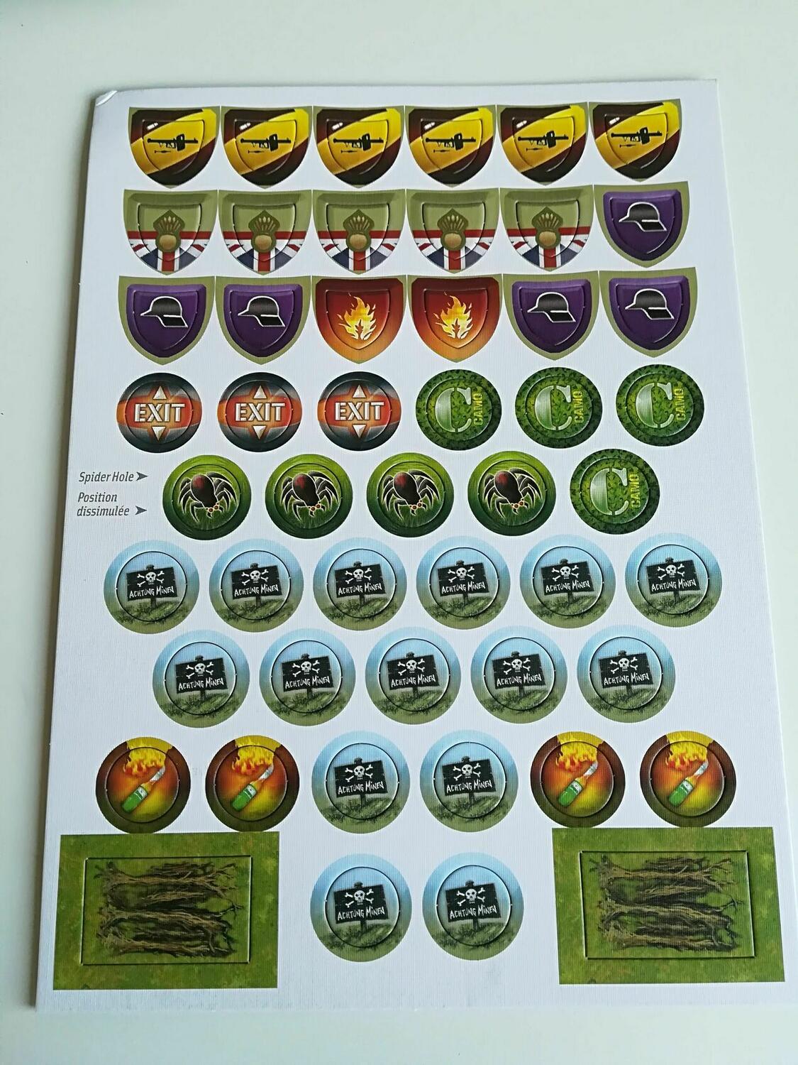 Mémoire 44: The Battle Map 2 - Volume 2 - Through Jungle and Desert Tuiles