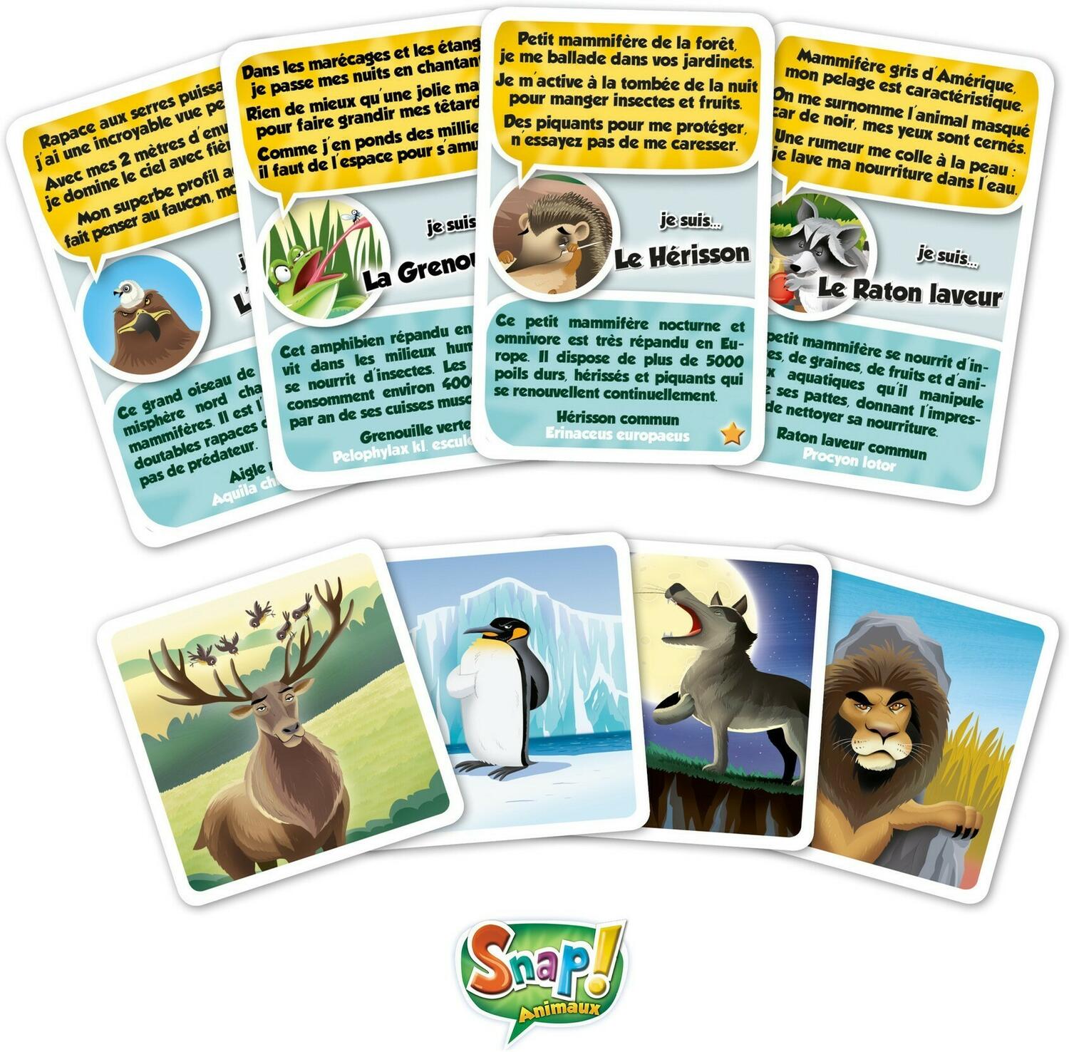 Snap ! Animaux Cartes