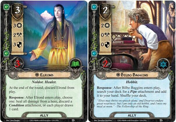 Le Seigneur des Anneaux: Le Jeu de Cartes - La Route s'Assombrit Cartes