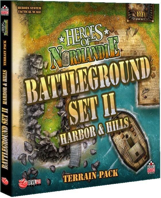 Heroes of Normandie: Battleground Set II – Harbor & Hills Cover 3d