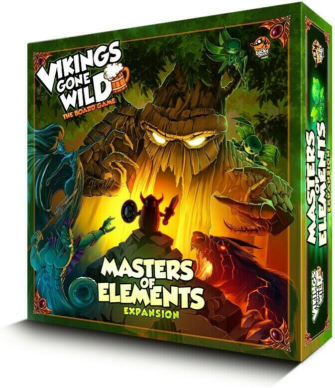 Vikings Gone Wild: Masters of Elements Cover 3d