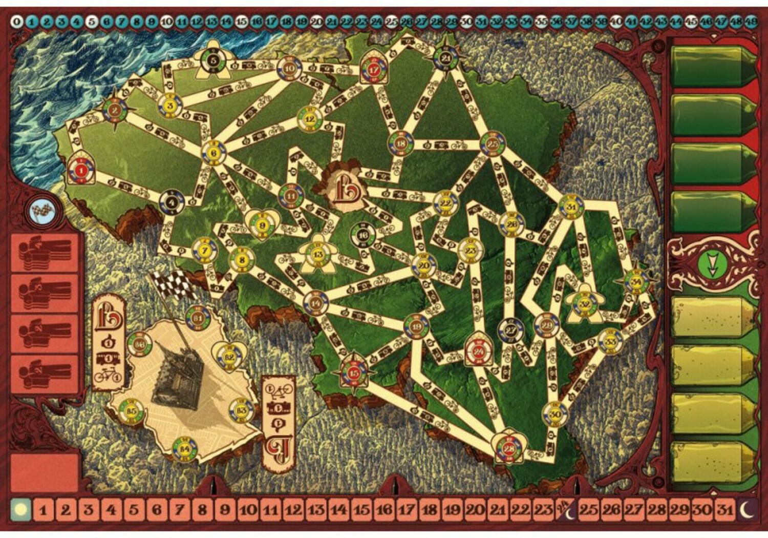 The Belgian Beers Race Plateau