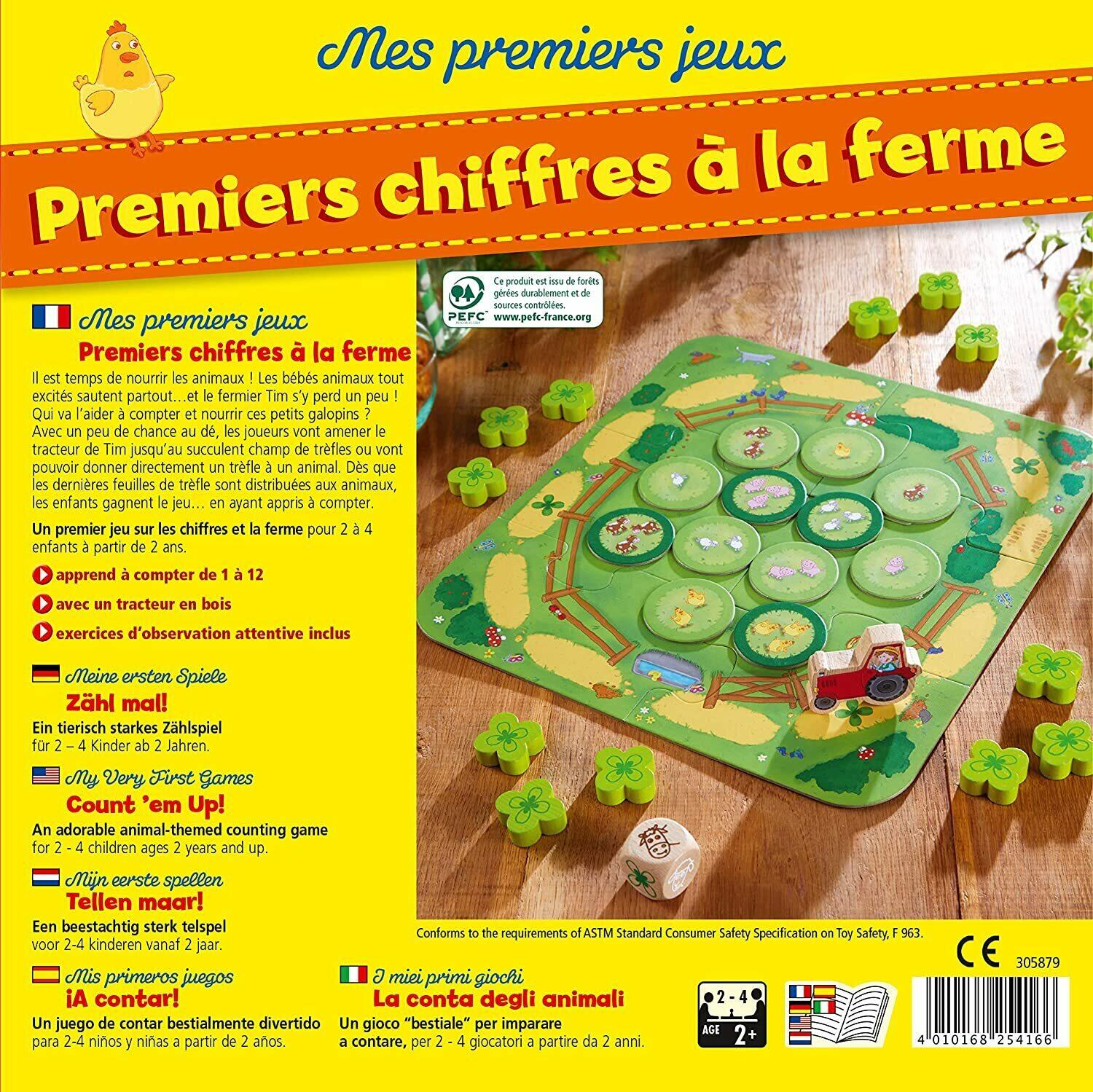 Mes Premiers Jeux: Premiers Chiffres à la Ferme 2020 Back